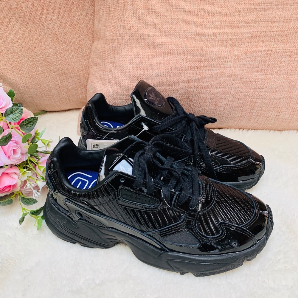 Adidas Black Falcon Sneakers